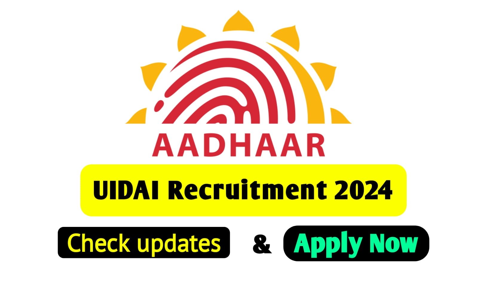 UIDAI Recruitment 2024 Eligibility Criteria & Updates In Hindi